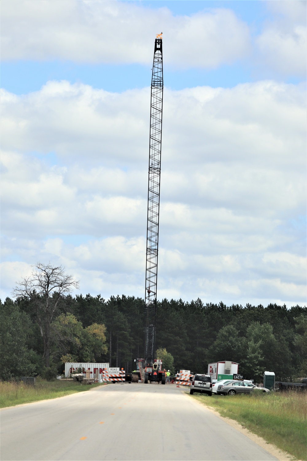 Construction operations at Fort McCoy