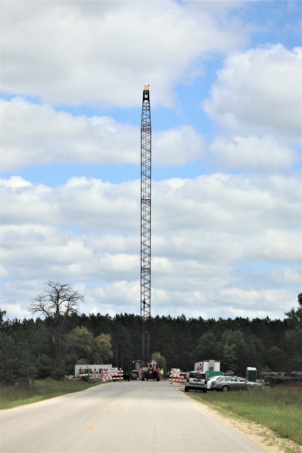 Construction operations at Fort McCoy