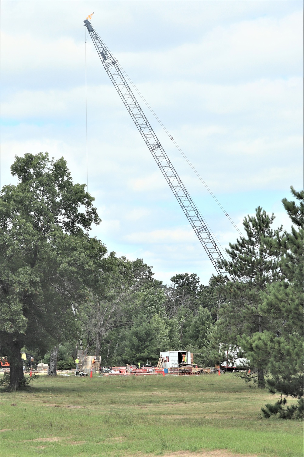 Construction operations at Fort McCoy