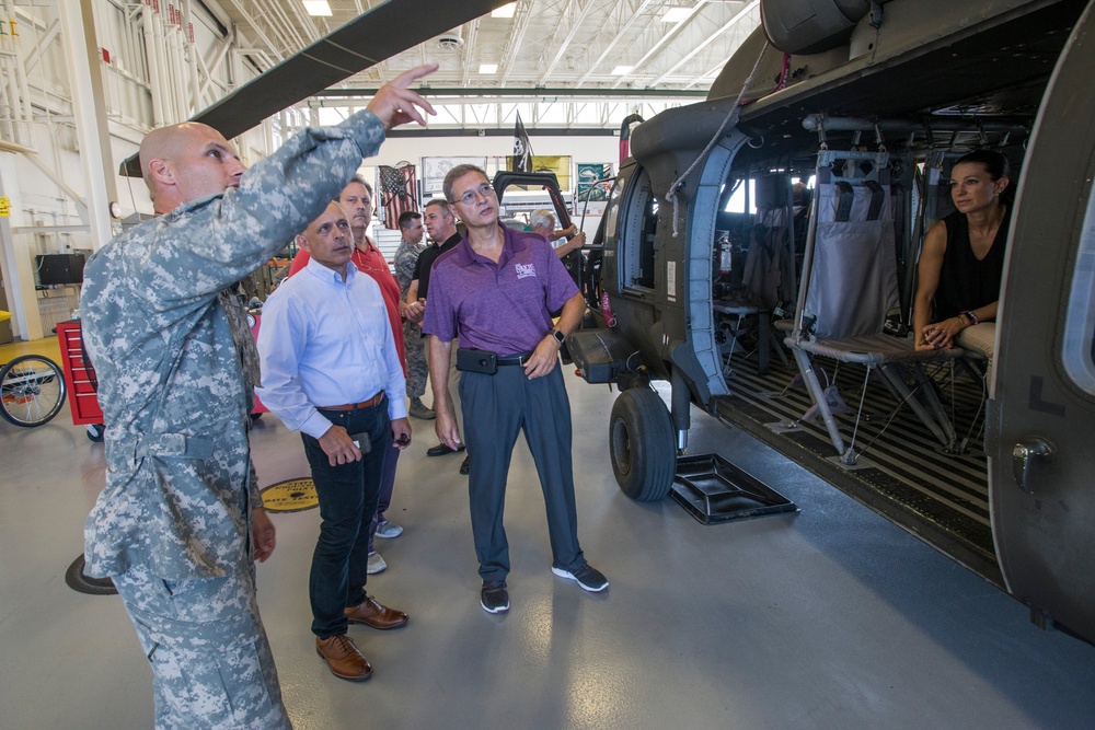 Honorary commanders visit New Jersey Army Aviation Support Facility