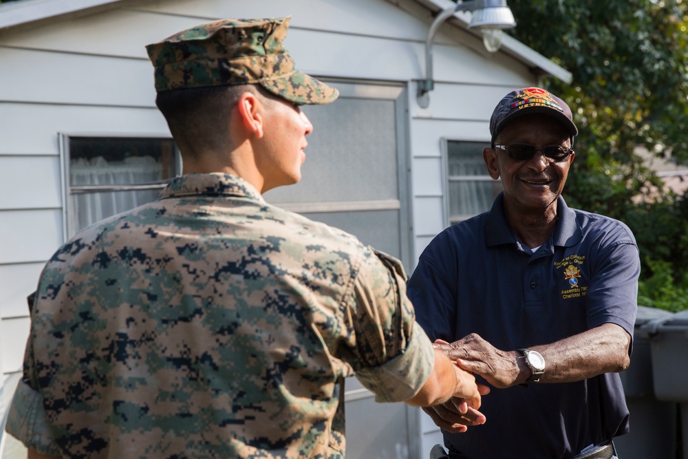 A Purple Heart Homes Project: Marine Week Charlotte