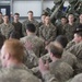 New Zealand soldiers welcome Marines with Haka