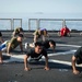 CLB 13 trains on the flight deck