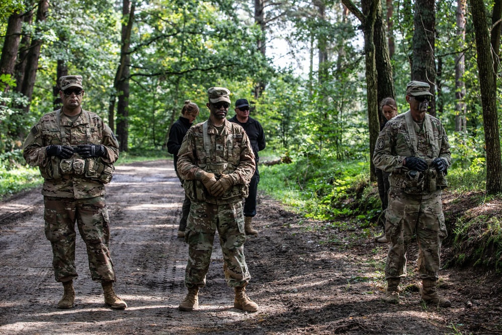 Training exercises on day three of Rapid Trident 18