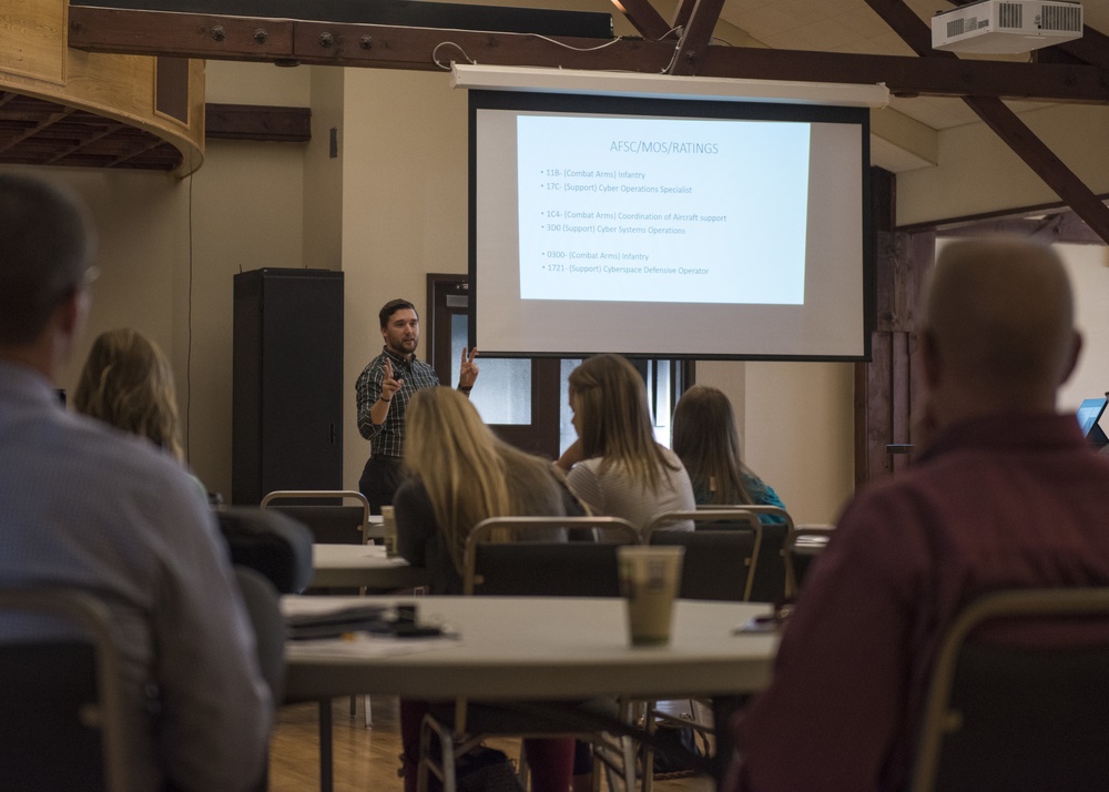 Hiring Our Heroes event held at Gowen Field