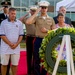 Wreath laying ceremony honoring Gunnery Sgt. Christopher Eckard