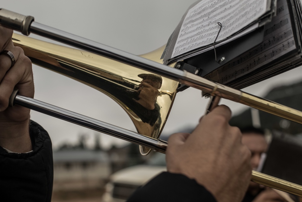1st Marine Division Band rehearsal at Estes Park 2018