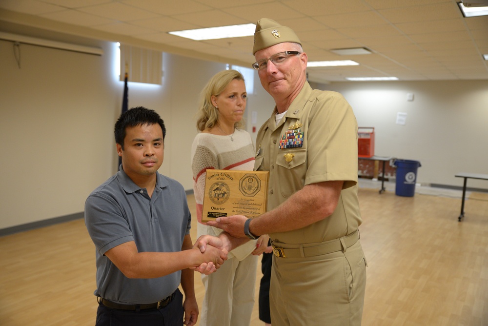 Training Support Center Names Top Sailors and Civilians