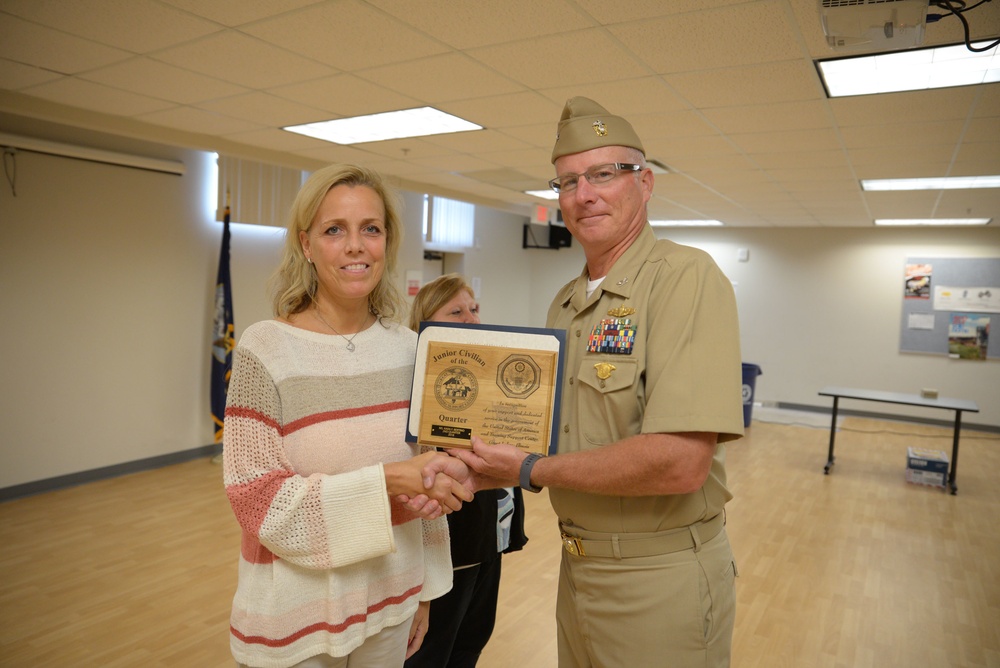 Training Support Center Names Top Sailors and Civilians