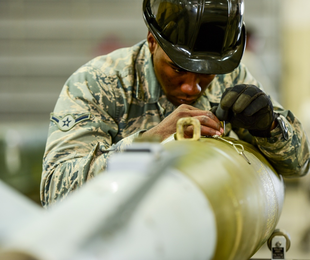 28th Munitions Squadron builds bombs