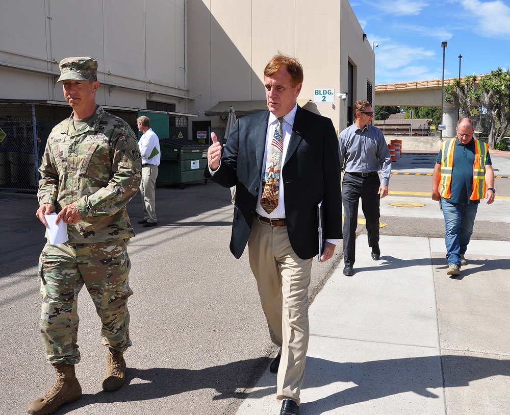 LA District commander tours San Diego, Riverside project sites