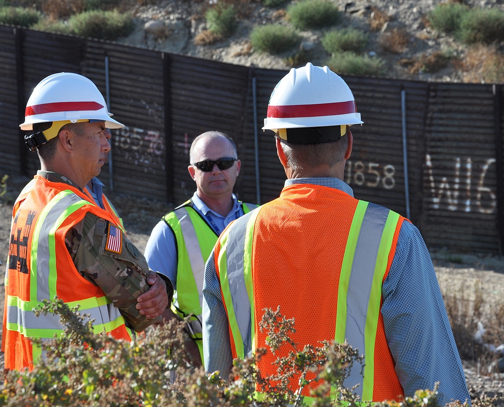 LA District commander tours San Diego, Riverside project sites