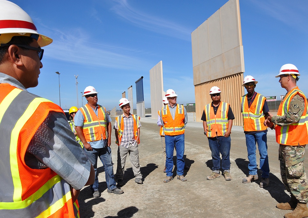 LA District commander tours San Diego, Riverside project sites