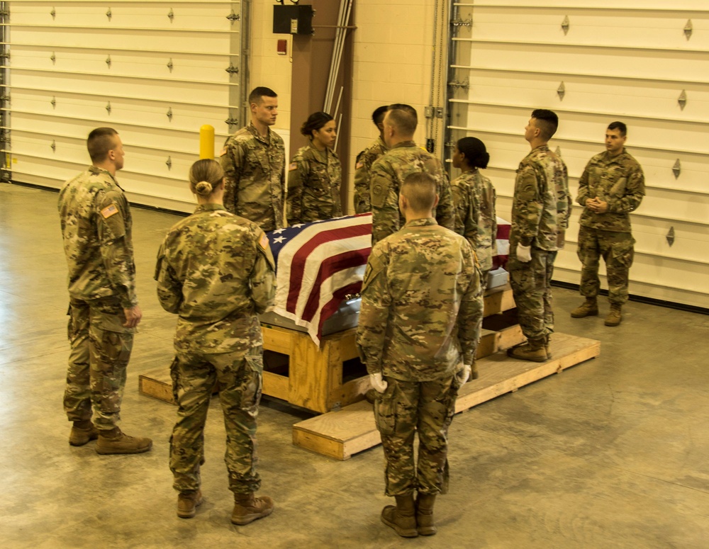 Honor Guard Soldiers train to be the best at Camp Smith