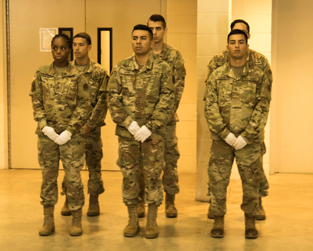 Honor Guard Soldiers train to be the best at Camp Smith