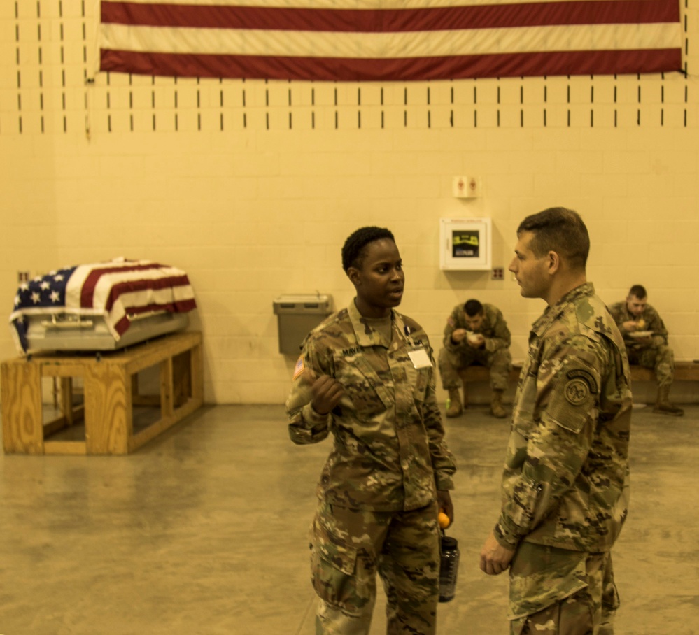 Honor Guard Soldiers train to be the best at Camp Smith