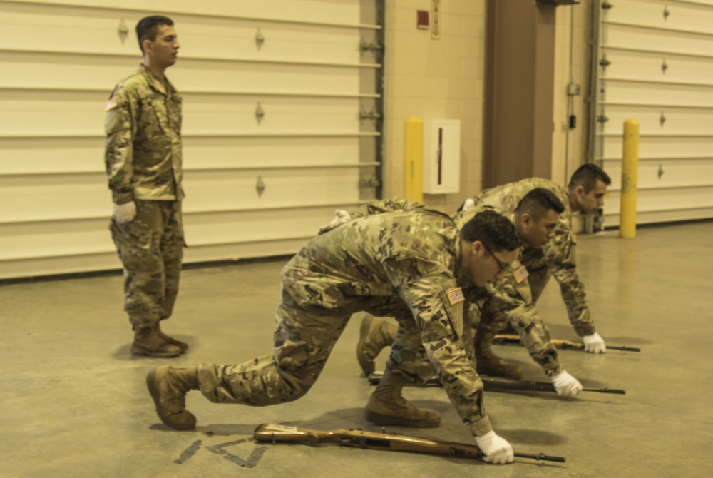 Honor Guard Soldiers train to be the best at Camp Smith