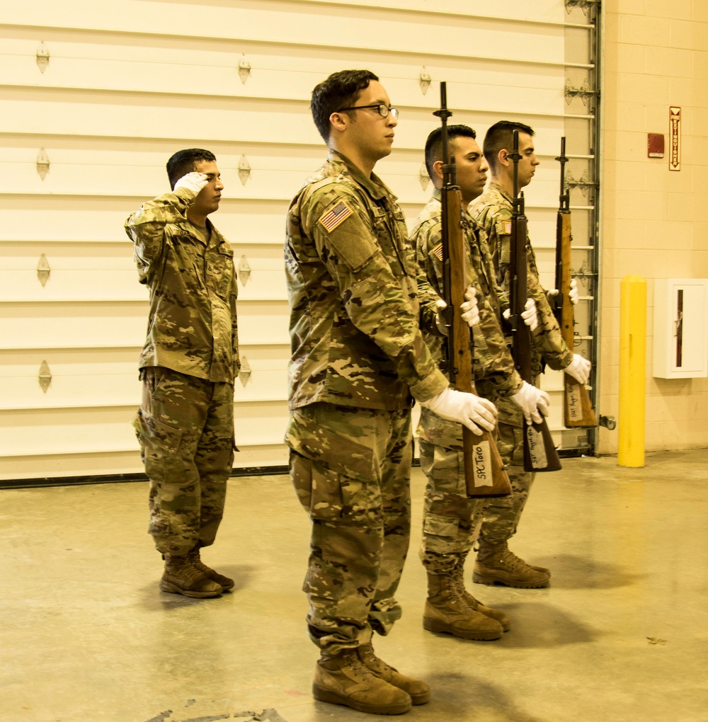 Honor Guard Soldiers train to be the best at Camp Smith