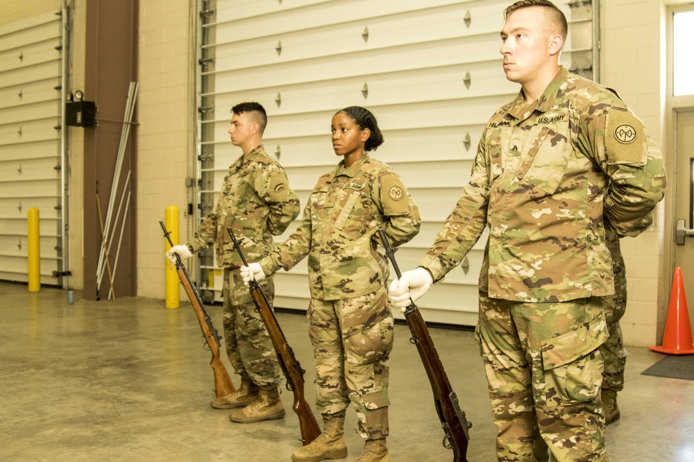 Honor Guard Soldiers train to be the best at Camp Smith