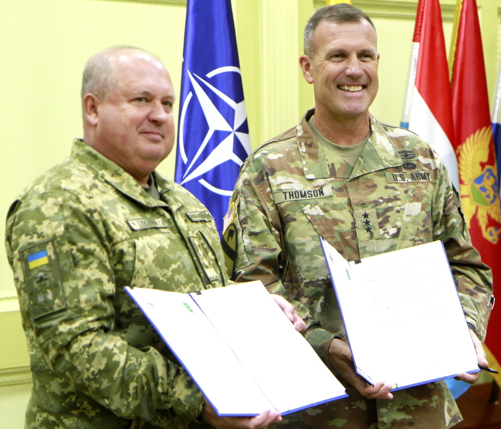 NATO Allied Land Command and Ukraine Land Forces Command sign a letter of cooperation