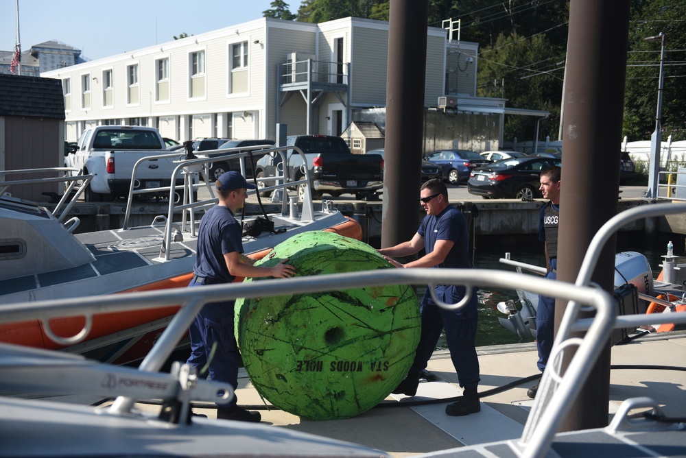 Coast Guard Station Woods Hole conducts weapons training off Massachusetts Coast