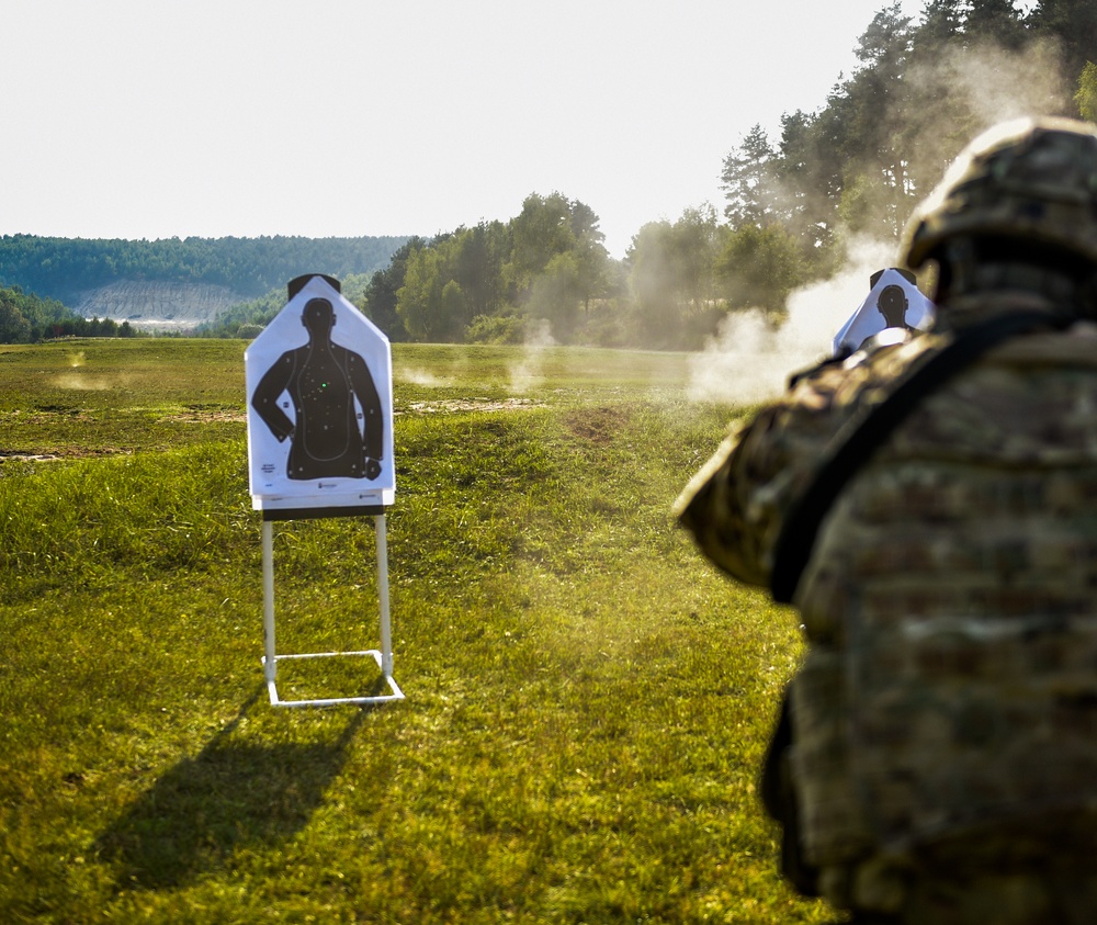 Laser Helps Sky Soldier Find Center Mass