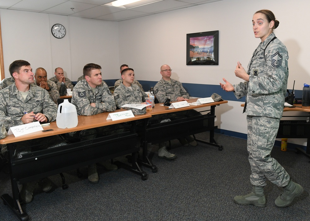 Senior NCO course held at Hanscom