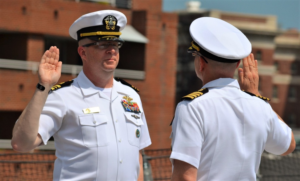 Naval Museum hosts a promotion ceremony