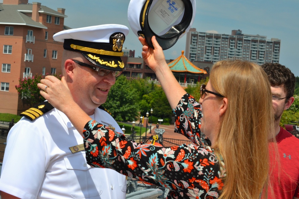 Naval Museum hosts a promotion ceremony