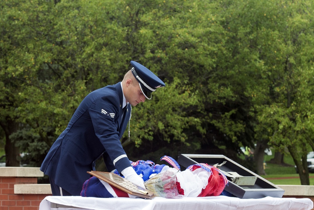 97th IS, Prop Wash Gang host remembrance ceremony honoring crewmembers of 60528