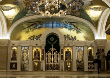 Serbian partners invite Ohio National Guard members to visit Temple of Saint Sava during 2018 State Partnership CAPSTONE