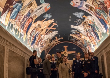 Serbian partners invite Ohio National Guard members to visit Temple of Saint Sava during 2018 State Partnership CAPSTONE