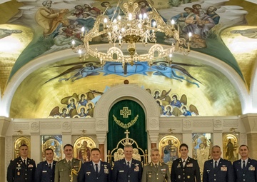 Serbian partners invite Ohio National Guard members to visit Temple of Saint Sava during 2018 State Partnership CAPSTONE