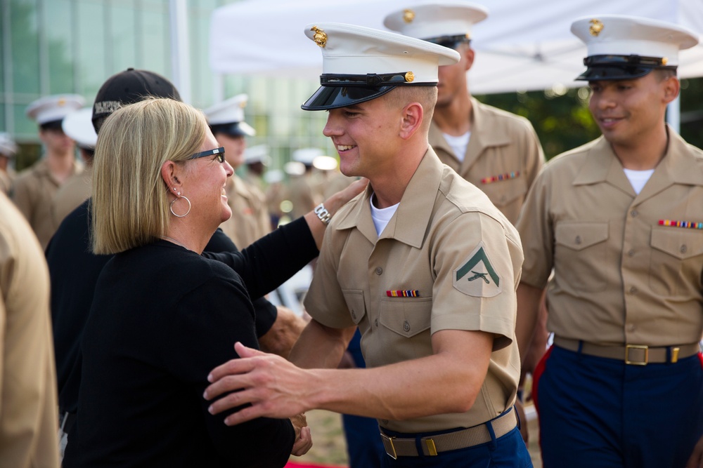 Wreath laying ceremony in honor of Lance Cpl. Nicholas S. O’Brien