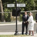First Road Named for a Marine Unveiled at Arlington
