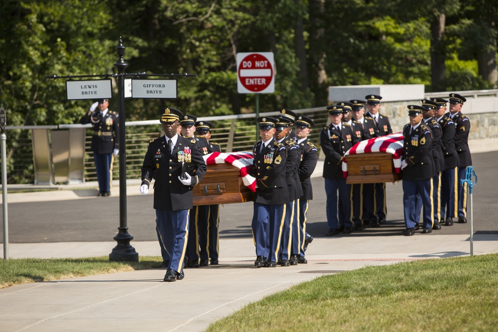 First Road Named for a Marine Unveiled at Arlington