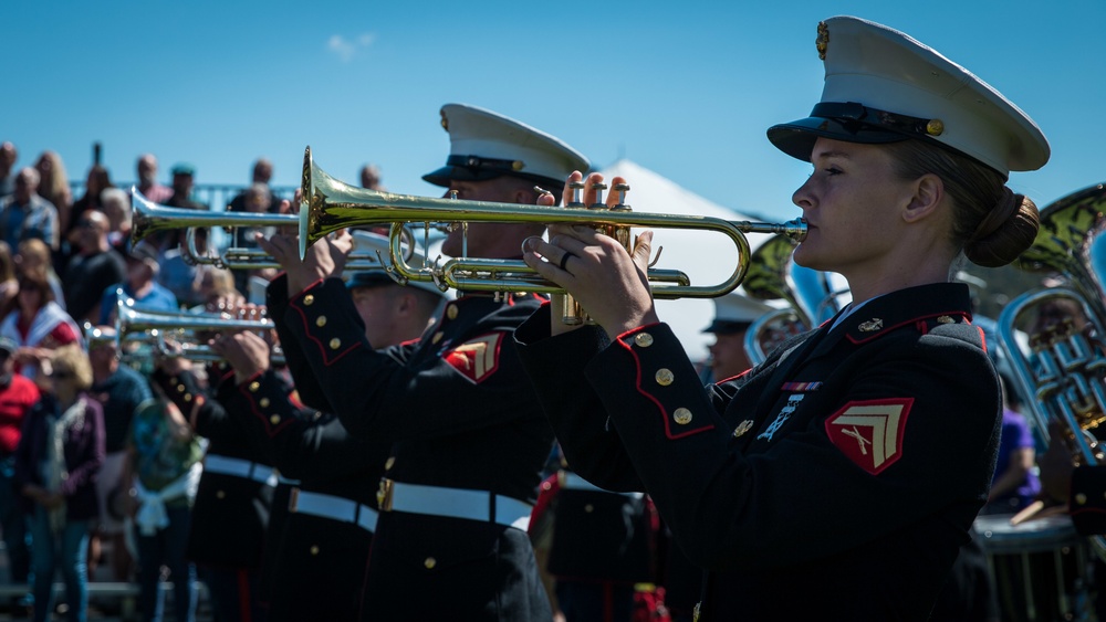 1st Marine Division Band opening ceremony at Estes Park 2018