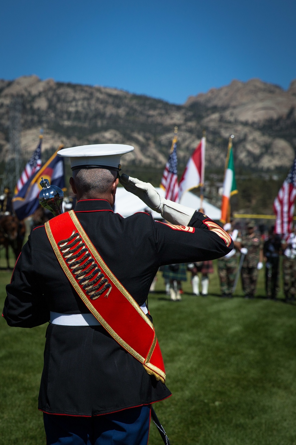 1st Marine Division Band opening ceremony at Estes Park 2018