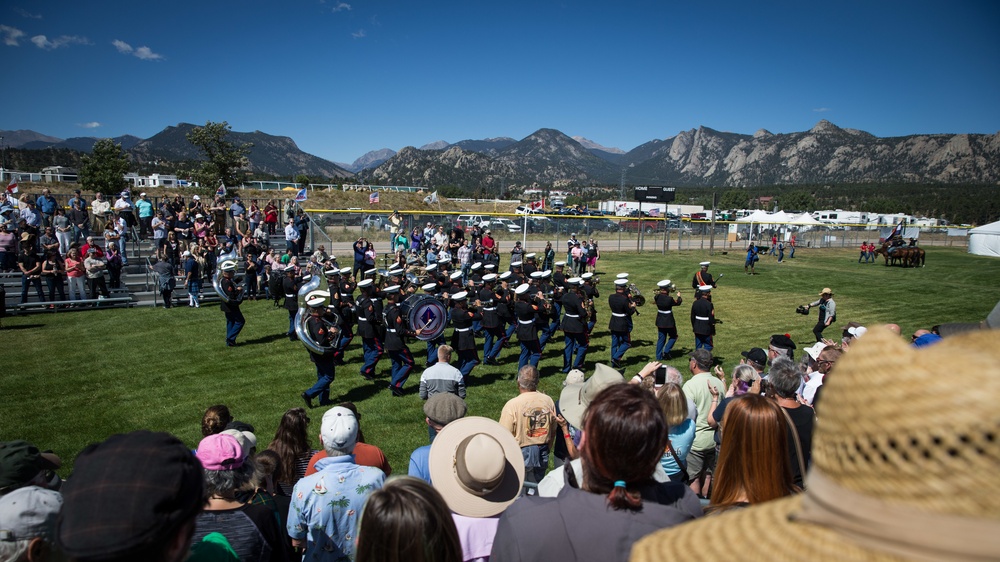 1st Marine Division Band opening ceremony at Estes Park 2018