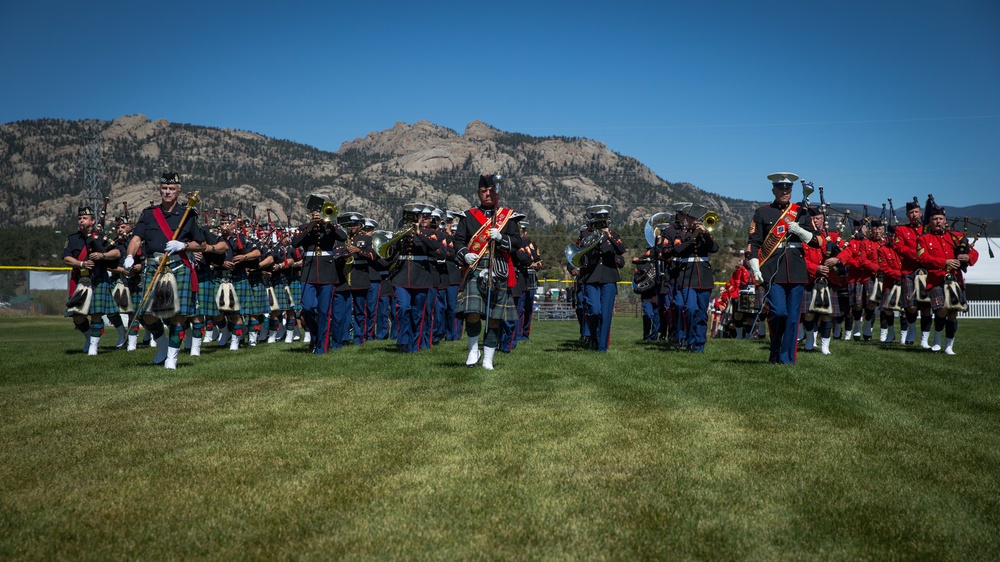 1st Marine Division Band opening ceremony at Estes Park 2018