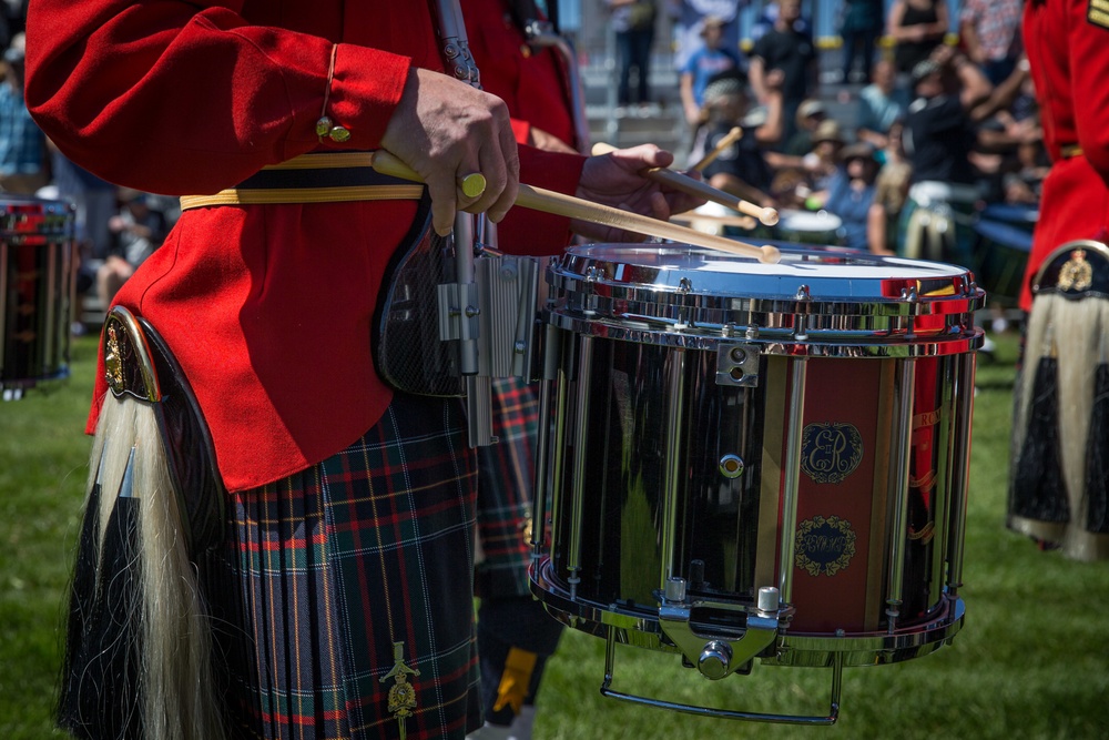 1st Marine Division Band opening ceremony at Estes Park 2018