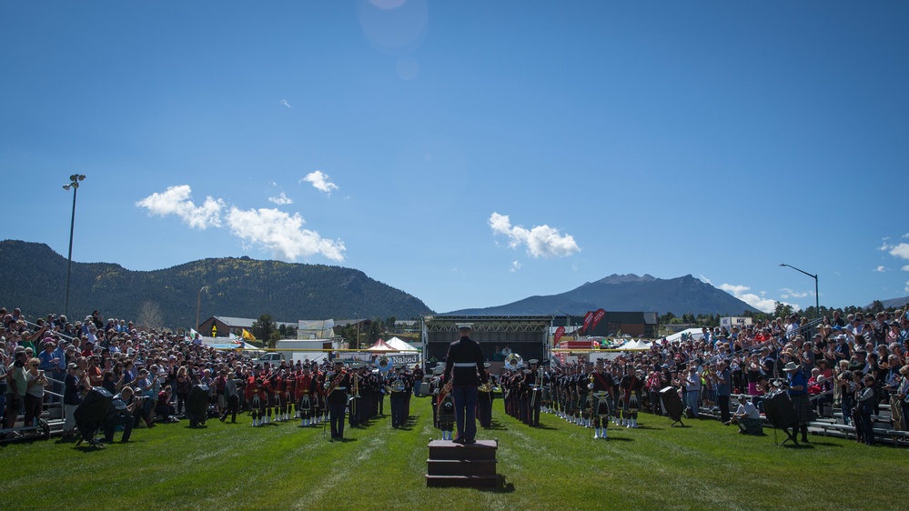 1st Marine Division Band opening ceremony at Estes Park 2018