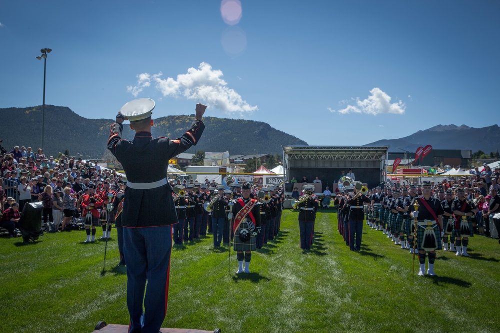 1st Marine Division Band opening ceremony at Estes Park 2018