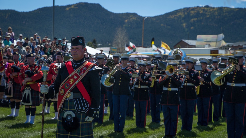 1st Marine Division Band opening ceremony at Estes Park 2018