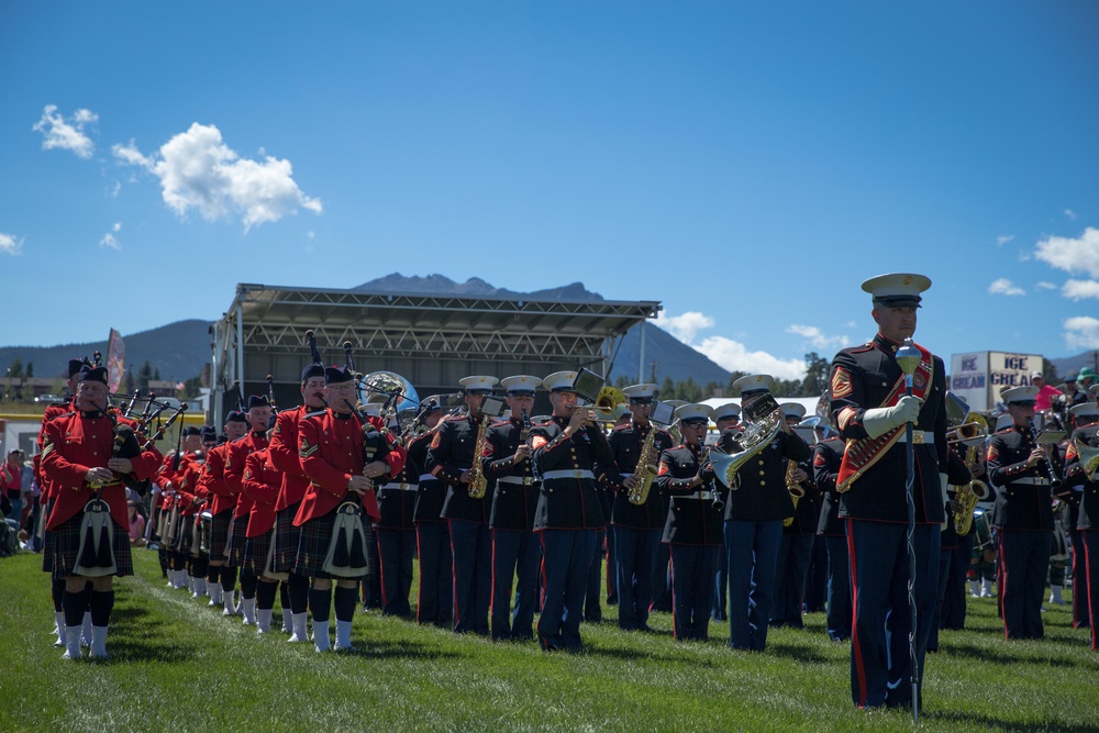 1st Marine Division Band opening ceremony at Estes Park 2018