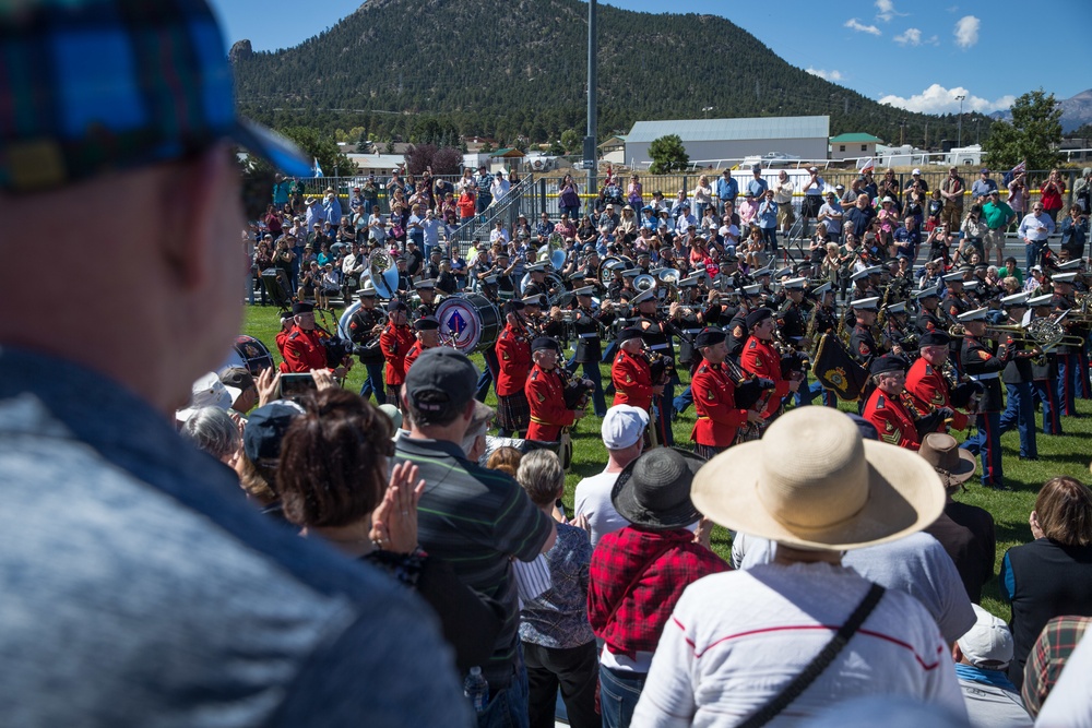 1st Marine Division Band opening ceremony at Estes Park 2018