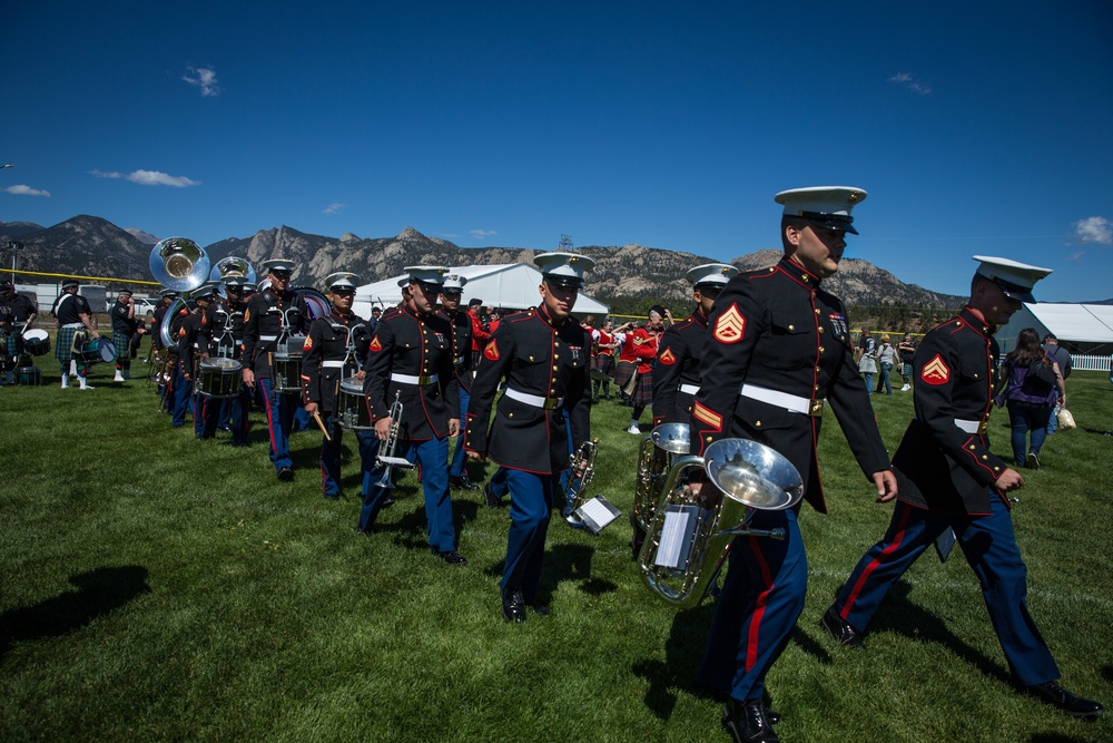 1st Marine Division Band opening ceremony at Estes Park 2018