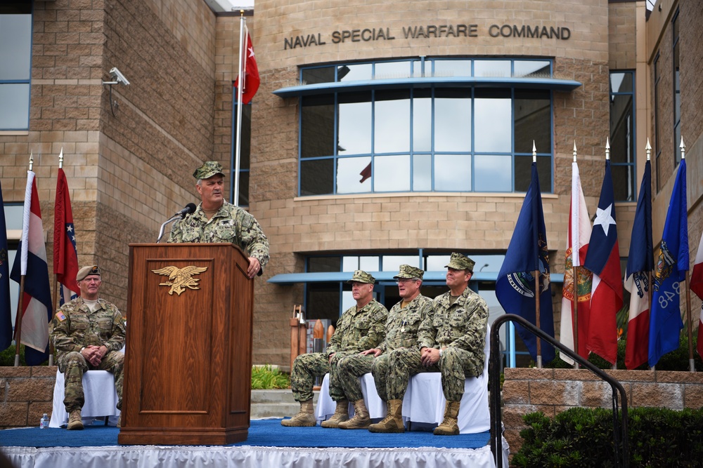 Naval Special Warfare Command Holds Change of Command Ceremony