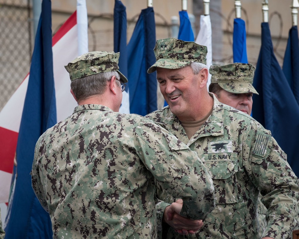 Naval Special Warfare Command Holds Change of Command Ceremony