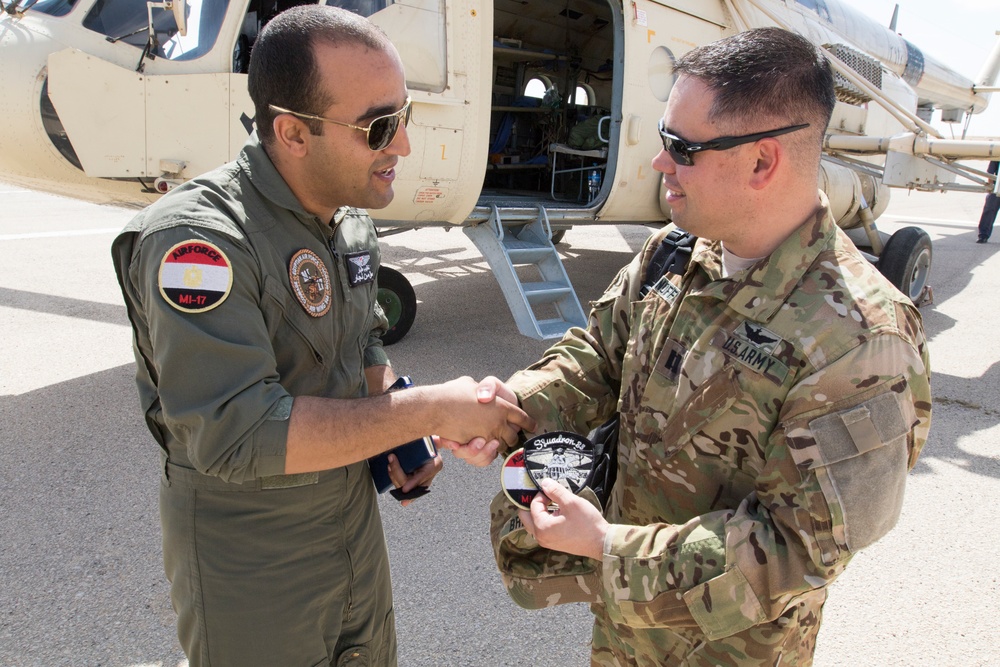 U.S. and Egyptian Forces Rehearse MEDEVAC Procedures